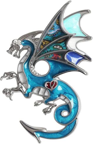 Alloy Fantasy Dinosaur Dragon Brooch Enamel Pins for Women Lady Girl Fashion Jewelry Gift in Saudi Arabia
