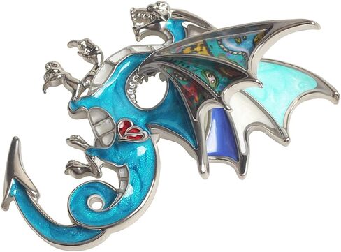 Alloy Fantasy Dinosaur Dragon Brooch Enamel Pins for Women Lady Girl Fashion Jewelry Gift in Saudi Arabia