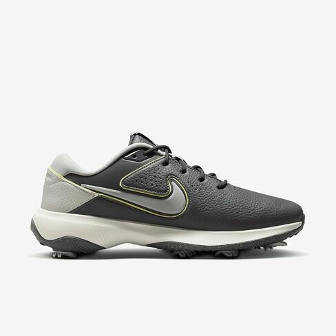 حذاء الجولف Nike Victory Pro 3 للرجال (DV6800-001، رمادي حديدي/زجاج بحري/أخضر مضيء) مقاس 12 in Saudi Arabia