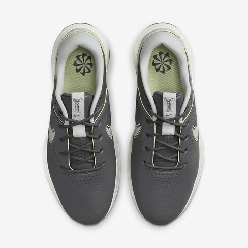 حذاء الجولف Nike Victory Pro 3 للرجال (DV6800-001، رمادي حديدي/زجاج بحري/أخضر مضيء) مقاس 12 in Saudi Arabia