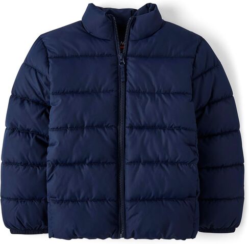The Children's Place boys Medium Weight Puffer Jacket, Wind, Water-Resistant in Saudi Arabia