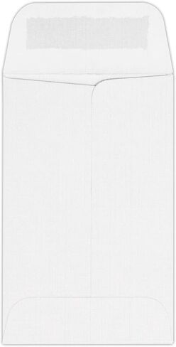 LUXPaper #1 Coin Envelopes | 2 1/4" x 3 1/2" | White Linen | 80lb. Text | 50 Qty in Saudi Arabia