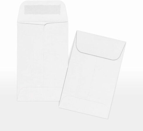 LUXPaper #1 Coin Envelopes | 2 1/4" x 3 1/2" | White Linen | 80lb. Text | 50 Qty in Saudi Arabia