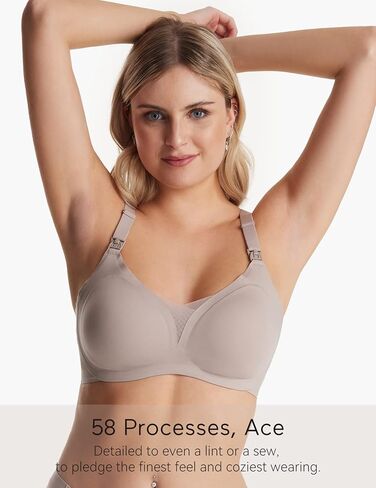 Momcozy حمالات صدر للرضاعة الطبيعية، حمالة صدر مريحة للأمهات، حمالة صدر ناعمة بدون خياطة أثناء الحمل in Kuwait