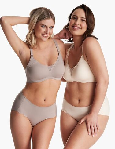 Momcozy حمالات صدر للرضاعة الطبيعية، حمالة صدر مريحة للأمهات، حمالة صدر ناعمة بدون خياطة أثناء الحمل in Kuwait