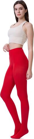 DUCMODA Women's 70D Semi-Opaque Tights High Waist Solid Soft Stretch Pantyhose in Saudi Arabia