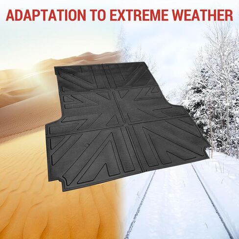 Bed Mat Compatible with 2019-2024 Jeep Gladiator JT 5FT, All Weather Truck Bed Mat TPE Pickup Bed Liner for 2023 2024 Jeep Gladiator Accessories in Saudi Arabia