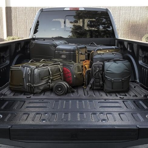 حصيرة سرير صندوق السيارة لعام 2017-2024 Ford F-250 F-350، بطانة سرير مخصصة لجميع الأحوال الجوية TPE مقاومة للماء فائقة التحمل 6.8FT ﻿لملحقات 2024 F-250 F-350 in Kuwait