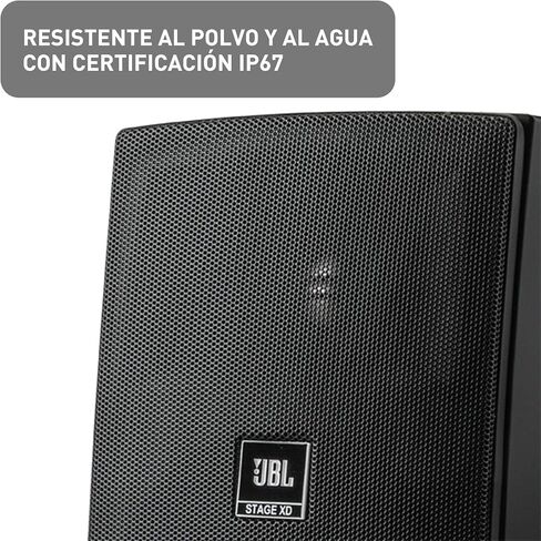 مكبر صوت JBL Stage XD-6، ثنائي الاتجاه 6.25 بوصة، داخلي/خارجي مناسب لجميع الأحوال الجوية، أسود (زوج) in Saudi Arabia