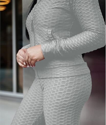 Mrskoala Two Piece Outfits for Women Jogger Sets Workout Sweat Suits Tracksuit Pants Set in Saudi Arabia