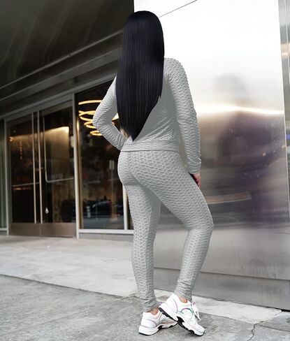 Mrskoala Two Piece Outfits for Women Jogger Sets Workout Sweat Suits Tracksuit Pants Set in Saudi Arabia