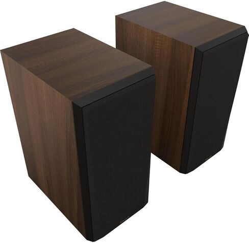 زوج مكبرات الصوت على رف الكتب Klipsch Reference Premiere RP-600M II مع قرن Tractrix الهجين الجديد كليًا الأكبر حجمًا 90 درجة × 90 درجة، ومكبرات صوت سيراميكية مقاس 6.5 بوصة لصوت المسرح المنزلي الديناميكي باللون الأبنوسي in Saudi Arabia