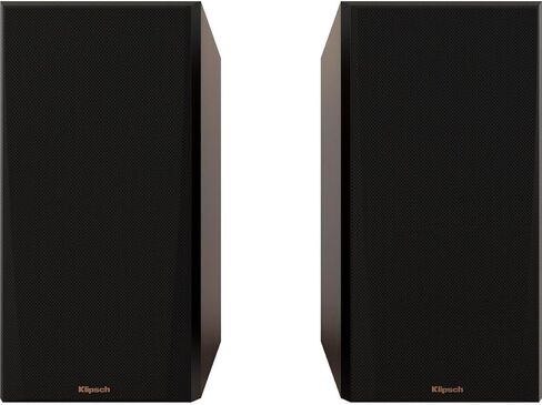 زوج مكبرات الصوت على رف الكتب Klipsch Reference Premiere RP-600M II مع قرن Tractrix الهجين الجديد كليًا الأكبر حجمًا 90 درجة × 90 درجة، ومكبرات صوت سيراميكية مقاس 6.5 بوصة لصوت المسرح المنزلي الديناميكي باللون الأبنوسي in Saudi Arabia