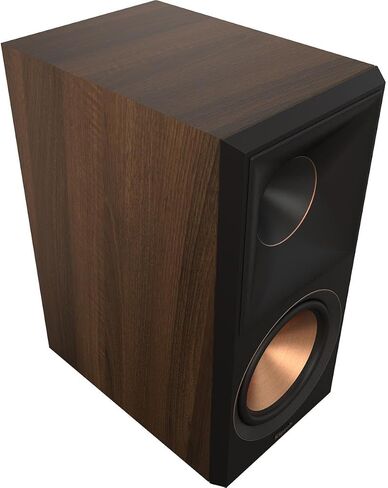 زوج مكبرات الصوت على رف الكتب Klipsch Reference Premiere RP-600M II مع قرن Tractrix الهجين الجديد كليًا الأكبر حجمًا 90 درجة × 90 درجة، ومكبرات صوت سيراميكية مقاس 6.5 بوصة لصوت المسرح المنزلي الديناميكي باللون الأبنوسي in Saudi Arabia