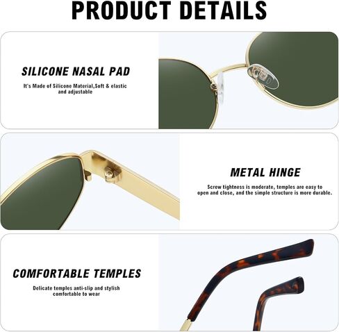 WOWSUN Trendy Oval Sunglasses for Women 2024 Retro Classic Shades UV400 Protection in Saudi Arabia