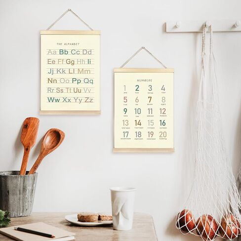 cgbhw الفصول الدراسية ديكور الأبجدية ملصق شماعات الإطار مجموعة من 2، الأبجدية لجدار الفصول الدراسية، حزمة ديكور الفصول الدراسية ما قبل المدرسة، الحضانة رياض الأطفال غرفة الأطفال التعليمية جدار الفن شنقا ديكور in Kuwait