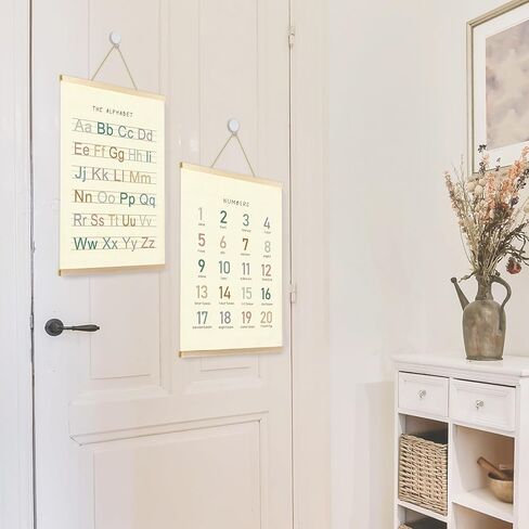 cgbhw الفصول الدراسية ديكور الأبجدية ملصق شماعات الإطار مجموعة من 2، الأبجدية لجدار الفصول الدراسية، حزمة ديكور الفصول الدراسية ما قبل المدرسة، الحضانة رياض الأطفال غرفة الأطفال التعليمية جدار الفن شنقا ديكور in Kuwait