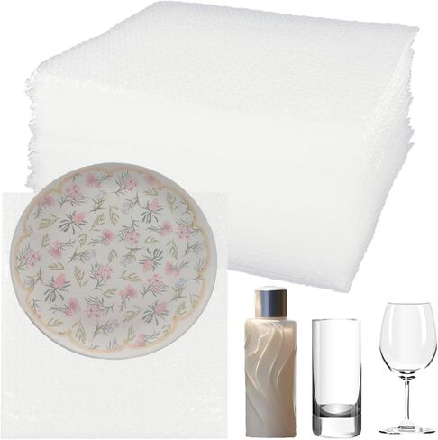 أكياس فقاعات مقاس 12 × 14 بوصة، 50 قطعة من أكياس الفقاعات الملتفة، غلاف مبطن شفاف للفقاعات، مستلزمات تعبئة مزدوجة الجدران للتخزين والشحن والنقل والتعبئة in Kuwait