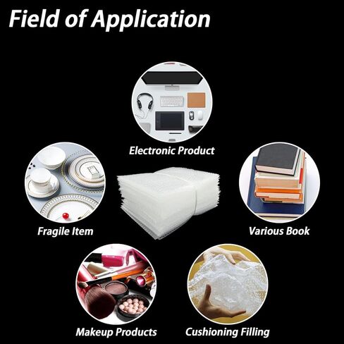 أكياس فقاعات مقاس 12 × 14 بوصة، 50 قطعة من أكياس الفقاعات الملتفة، غلاف مبطن شفاف للفقاعات، مستلزمات تعبئة مزدوجة الجدران للتخزين والشحن والنقل والتعبئة in Kuwait