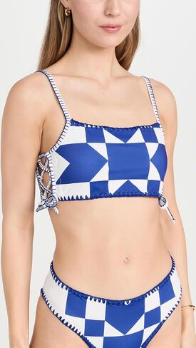 Sea Women's Tanya Print Bikini Top with Ties in Saudi Arabia