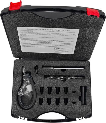 38900 مجموعة أدوات ذات صمامين متوافقة مع Ford Triton 1996-2003، طقم إصلاح خيط توصيل الشرارة لمحركين بصمام 4.6L و5.4L و6.8 V-10 in Kuwait
