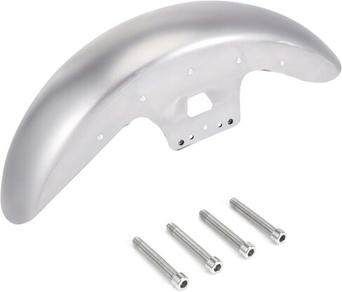 واقي الطين الأمامي، عجلات 19 بوصة ملفوفة أمامية تناسب Harley Touring Road King Road Glide Electra Glide Street Glide 2014-2023 (غير مطلي) in Kuwait