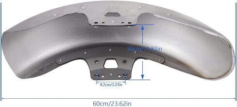 واقي الطين الأمامي، عجلات 19 بوصة ملفوفة أمامية تناسب Harley Touring Road King Road Glide Electra Glide Street Glide 2014-2023 (غير مطلي) in Kuwait