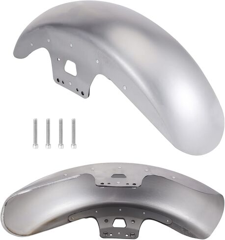 واقي الطين الأمامي، عجلات 19 بوصة ملفوفة أمامية تناسب Harley Touring Road King Road Glide Electra Glide Street Glide 2014-2023 (غير مطلي) in Kuwait