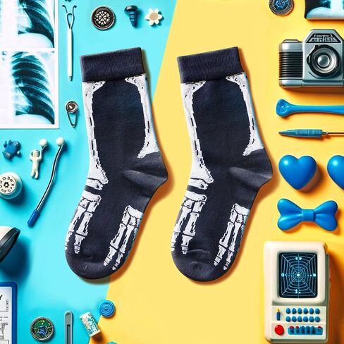 Halloween Gifts Ideas for Kids - Halloween Socks Spooky Gifts for Boys Girls, Skeleton Socks for Kids 4-6 Years in Saudi Arabia