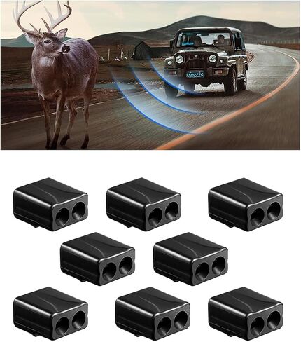 Car Deer Whistles, Auto Deer Whistle Warning Device, Car Dual Construction Animal Alert Save A Deer Avoids Collisions, Universal Deer Repeller for Cars, Trucks, Motorcycles (4 PCS) in Saudi Arabia
