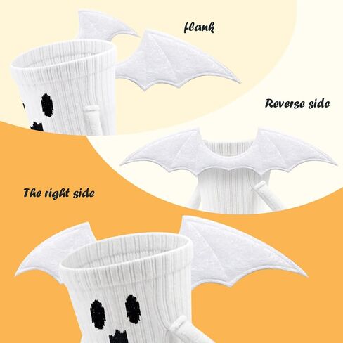 BINPURE Halloween Magnetic Holding Hands Socks Bat Hand in Hand Socks Funny Socks Gift for Kids, Aldult, Friends, Couples in Saudi Arabia