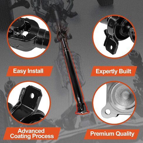 Rear Complete Drive Shaft Prop Shaft Driveshaft Assembly [RWD] Compatible with Kia Sorento Base EX LX 2007-2008 Sport Utility, Replace OE 49100-3E951, 936-210, 65-3506, 54100268 in Saudi Arabia