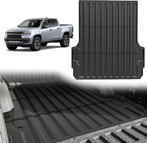 Nilight Truck Bed Mat for 2015 2016 2017 2018 2019 2020 2021 2022 Chevy Chevrolet Colorado/GMC Canyon 5FT Bed,All Weather TPE Pickup Bed Liner Cargo Mat,revent Slipping or Damage to Truck Bed. in Saudi Arabia