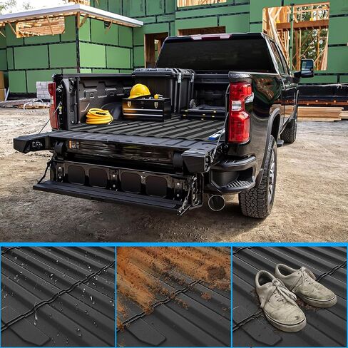 Nilight Truck Bed Mat for 2015 2016 2017 2018 2019 2020 2021 2022 Chevy Chevrolet Colorado/GMC Canyon 5FT Bed,All Weather TPE Pickup Bed Liner Cargo Mat,revent Slipping or Damage to Truck Bed. in Saudi Arabia