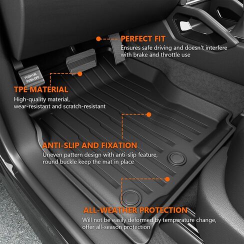 powoq 5FT Truck Bed Mat Floor Mat Compatible with 2022-2024 Nissan Frontier Crew Cab Bed Liner Replacement for 2022-2024 Nissan Frontier Accessories in Saudi Arabia