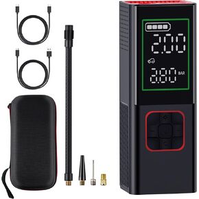 Tire Inflator Portable Air Compressor Pump for car-160 PSI Cordless Car Tire Inflator with 7800mAh Battery, Air Compressor with Automatic Shut Off, Suitable for Cars, Motorcycles, Bicycles,and Balls