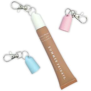 Summer Friday Keychain Cap for Summer Fridays Lip Balm Key Chain Lid Cap Keychain for Summer Fridays Holder Keychain Lip Balm