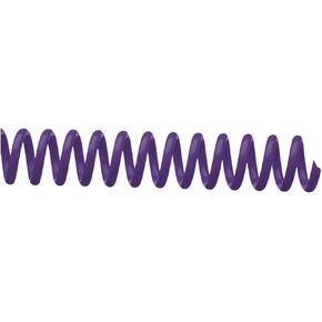 Spiral Coil Binding Spines 9mm (11/32 x 12) 4:1 [pk of 100] Wynn's Purple (PMS 267 C)