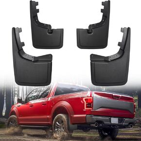 Mud Flaps Compatible with Ford F150 2021 2022 2023 2024 Front Rear Upgraded Mudflaps Splash Guards Pickup Truck Accessory 4pcs Set