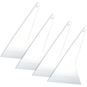 Window Tint Tools 4Pcs Long Handle Plastic Squeegee Window Tint Squeegee Window Tint Kit for Window Tinting and Vinyl Wrapping Application