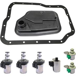 4F27E Transmission Shift Solenoid Filter Service Kit Compatible with Ford Focus Transit Connect 2000-2013 Compatible with Mazd Protege 3 5 6 1999-2010# FN01-21-500 4F27E