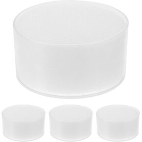 SEWACC 4Pcs Sponge Cup Moistener Finger Wet Moistener Fingertip Paper Moistener Money Counting Wax Round Desktop Sponge Moistener for Grip Counting Cash Papers Documents