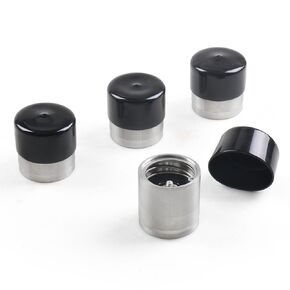 4pcs/Set Stainless Steel inch Boat Trailer Bearing Protector Cap with Dust Cover (2.441in)