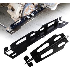Wheel Alignment Tool with Aluminum Alloy Hinge, A Pair of Collapsible Toe Alignment Tool Plates, Easily storable, Wall-mountable，Measurements for Truck, SUV Vehicle (No Tape Measure) 2pcs