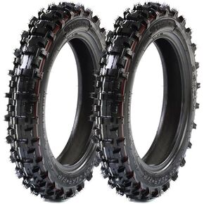 PT1042 Offroad Front & Rear Tire Combo Kit Tough Heavy Duty 10 Inch 2.50-10