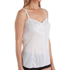 LACE Trim Camisole Style # 4903 (3X, White)