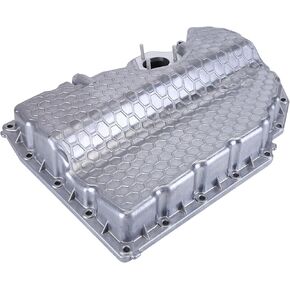 Engine Pan Conversion Kit Swap Retrofit Aluminum Oil Pan Compatible with VW Golf Tiguan A3 TT SEAT Leon Replace 06K103600R Retrofit Low Profile Oil Pan Kit