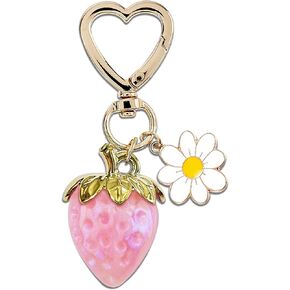 Strawberry Keychain Accessories Strawberry Decor Bag Charms Purse Charms Bag Charms For Handbags