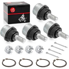 4x Front Upper Arm Ball Joint Kit For HONDA Recon 250 TRX250TE TRX250TM TRX250EX TRX250X FourTrax 300 TRX300 TRX300FW （NO-300EX）