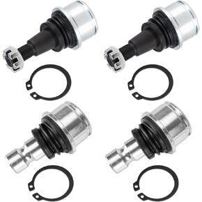 Upper and Lower Front Ball Joint for Can-Am Maverick Commander 1000R Max/Maverick X3/Defender HD5 HD7 HD8 HD9 HD10/Outlander Max 650 800R, Replace for 706202044, 706202045, 4 Pcs